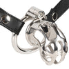 JTS S224 stainless steel standard size cage with circular ring and adjustable waist strap.