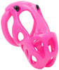 Pink Hera chastity kit in medium size with a hexlock system.