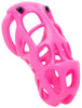 Pink Hera chastity kit in XL size with a hexlock system.