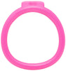 Pink Olympus 3D printed 60mm chastity back ring with a barrel lock system.