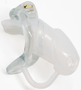 Clear Holy Trainer V2 Ultra Male Chastity Device | House of Denial