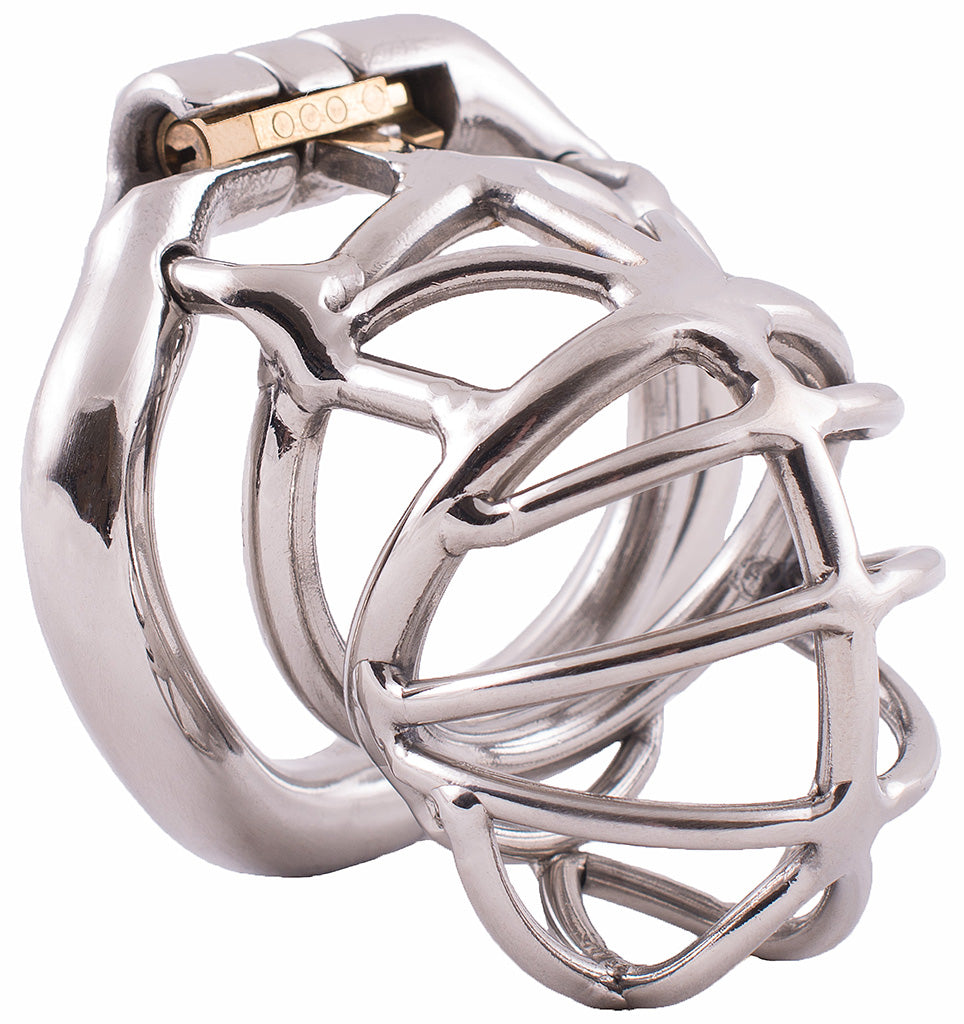 Steel HoD S107 Small Male Chastity Device | House of Denial