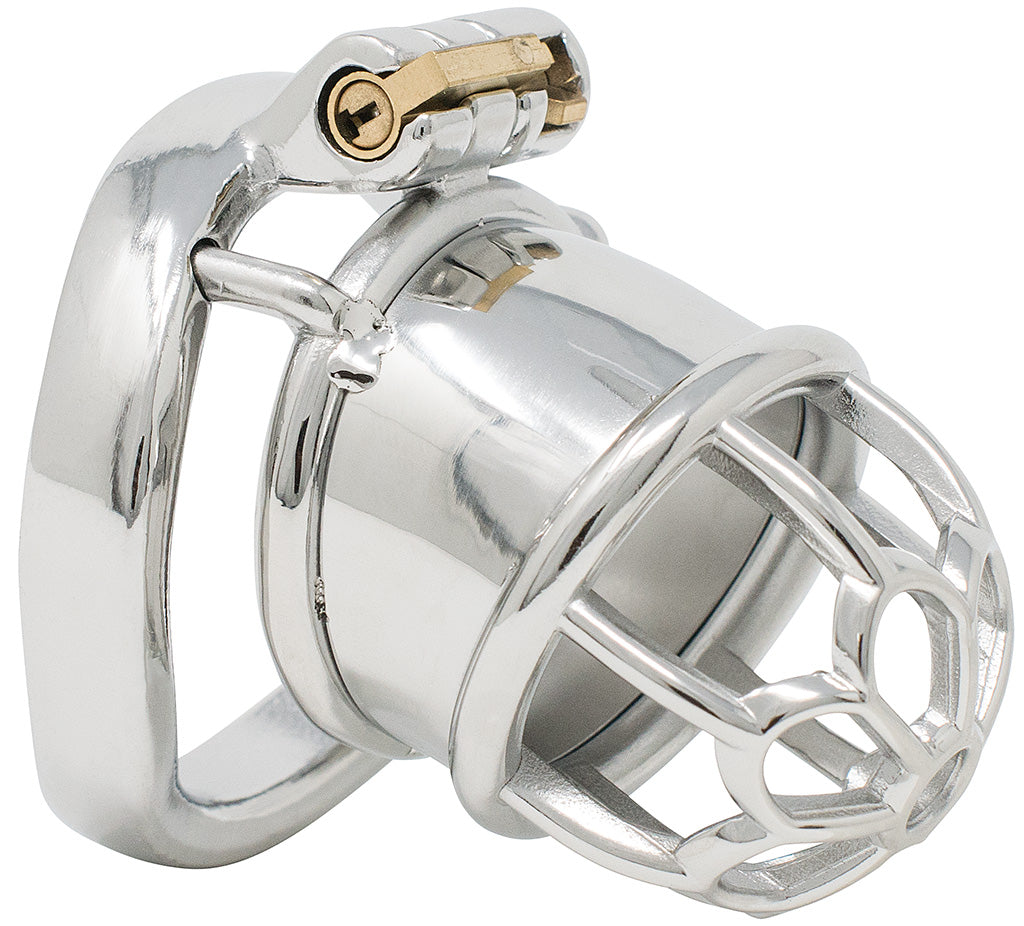 Stainless Steel Male Chastity Devices T Shaped Male Belt With